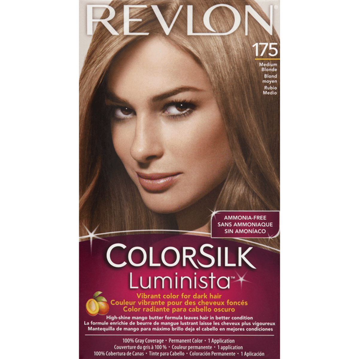 Revlon Colorsilk Luminista Permanent Color Medium Blonde Each