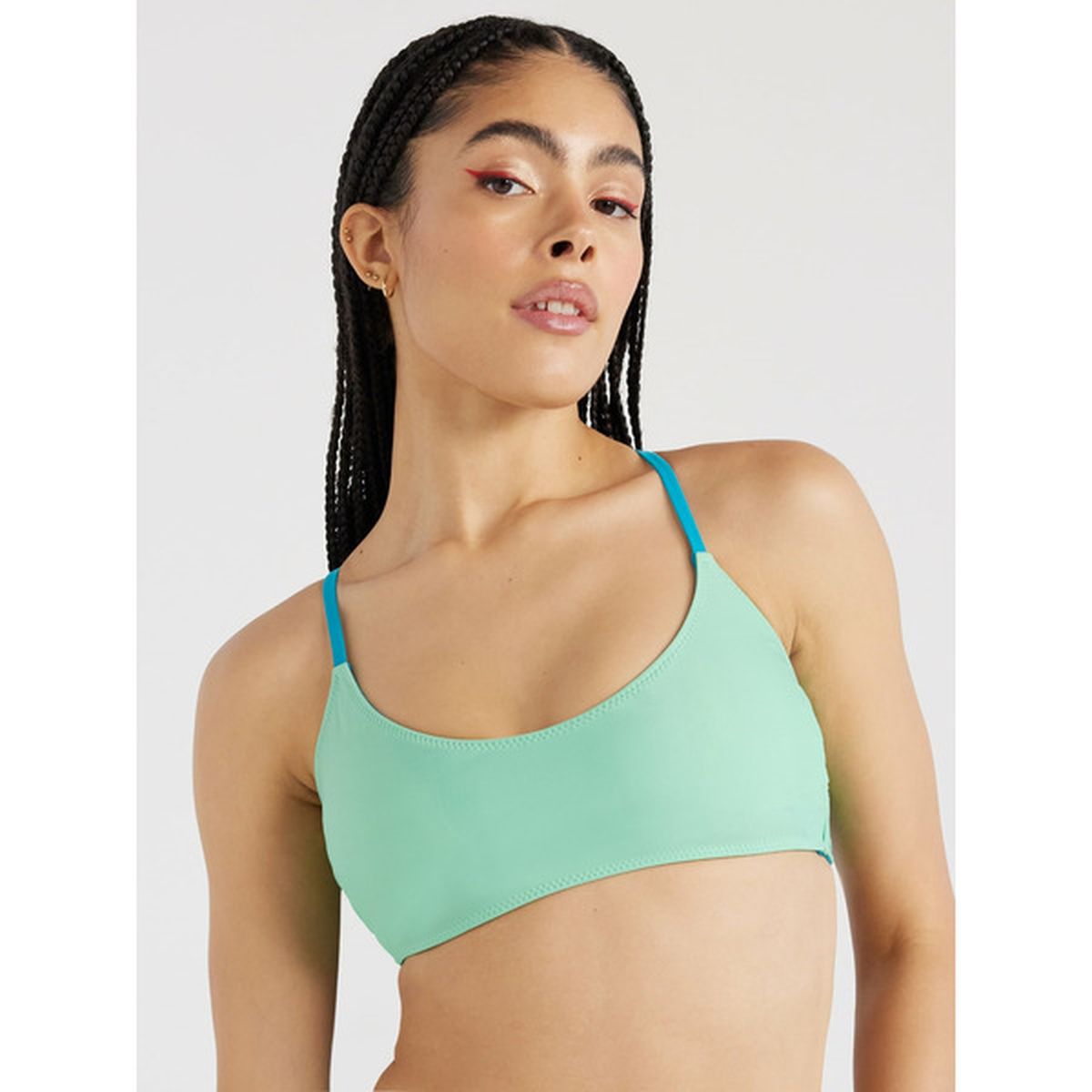 No Boundaries Juniors Reversible E Dye Bandeau Bikini Top S XL 1