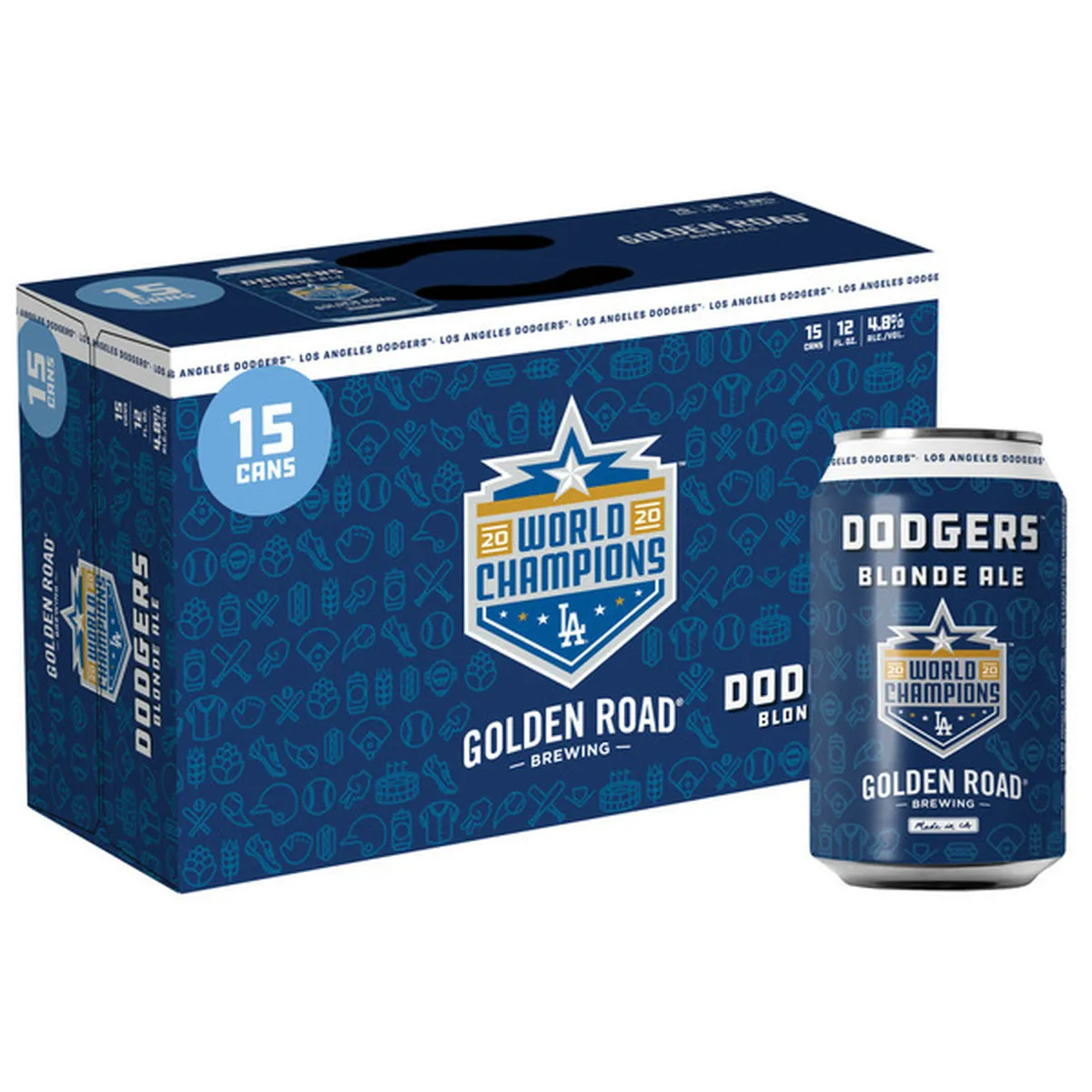 Golden Road Brewing Dodgers Blonde Ale Beer Cans 12 Fl Oz Delivery Or