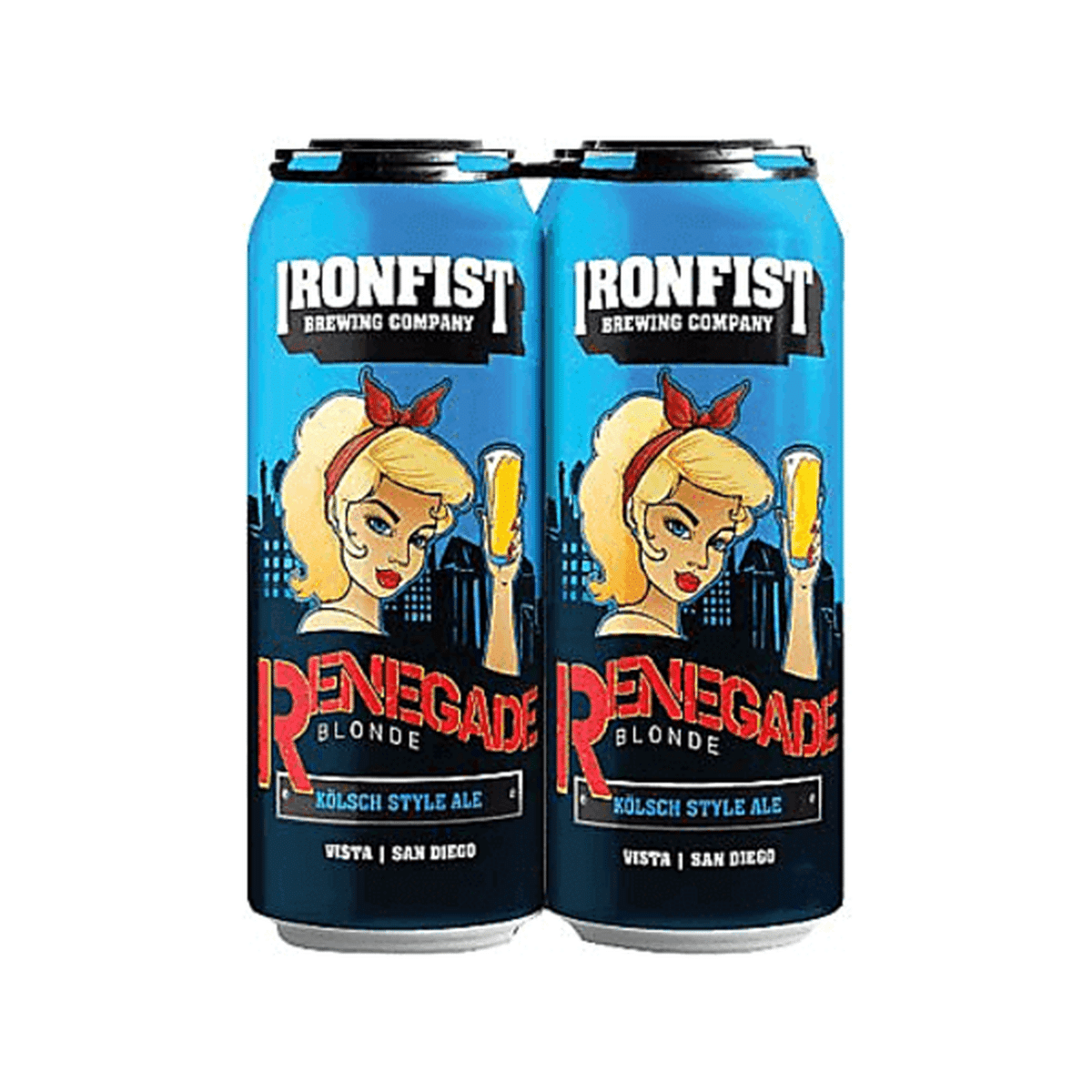 Iron Fist Brewing Co Renegade Blonde Kolsch Style Ale Fl Oz