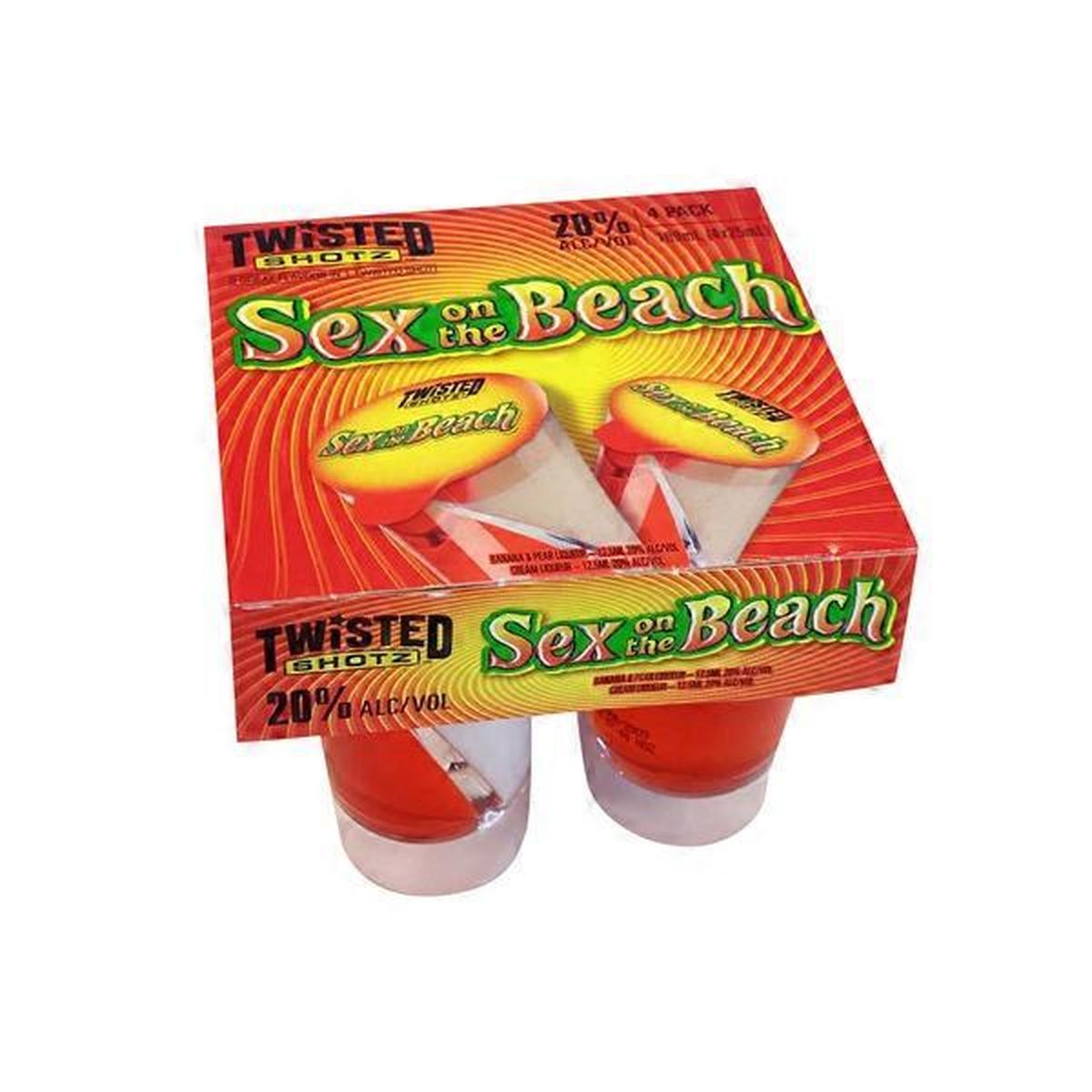 Twisted Shotz Sex On The Beach Cocktail Shots Ml Delivery Or