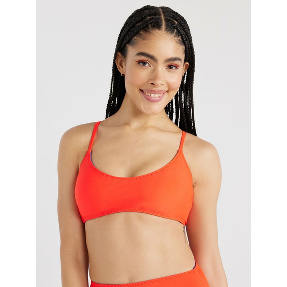 No Boundaries Juniors Reversible E Dye Bandeau Bikini Top Sizes Xl