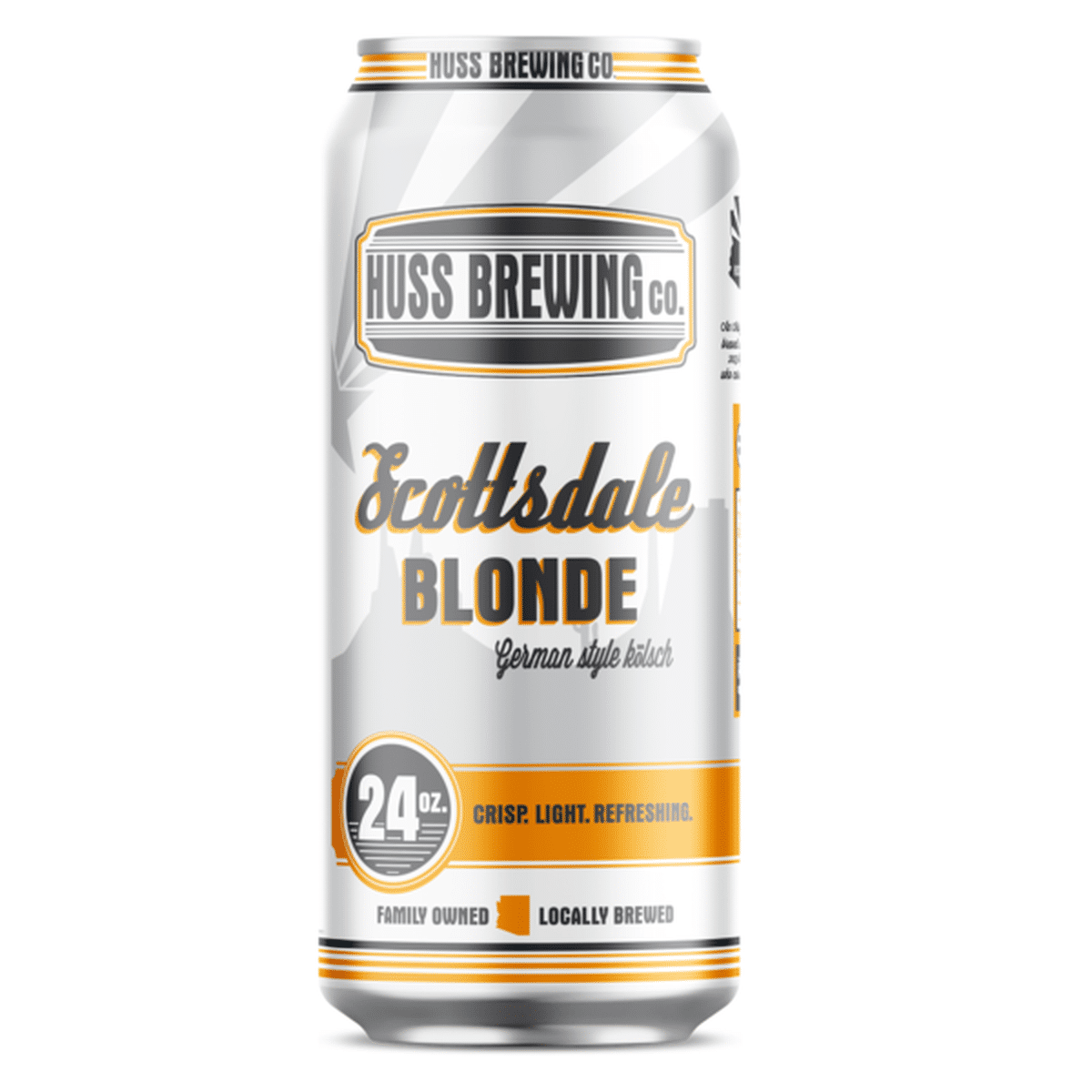 Huss Brewing Company Scottsdale Blonde German Style Kolsch Abv