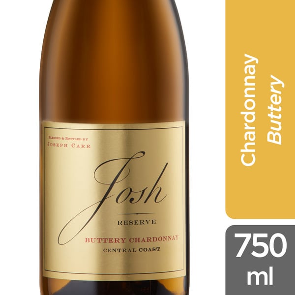 White Wine JOSH CELLARS RESERVE Buttery Chardonnay, 750ml hero