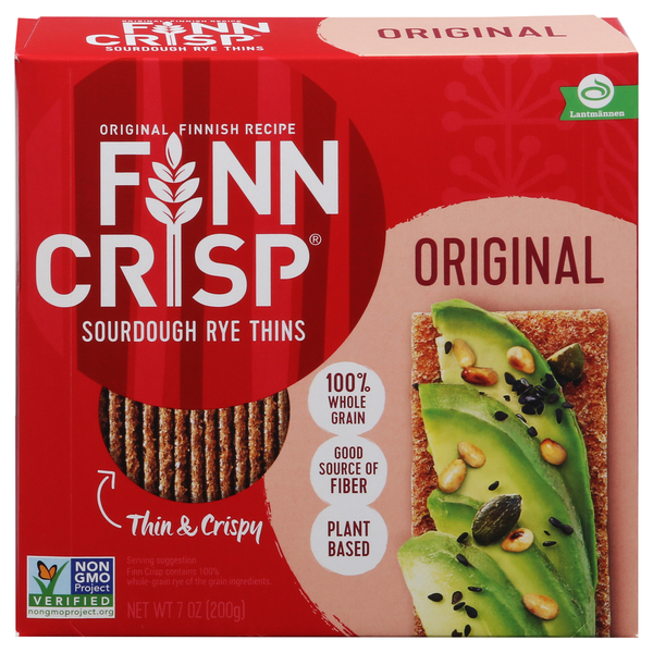 Crackers FINN CRISP Sourdough Rye Thins, Original, Thin & Crispy hero