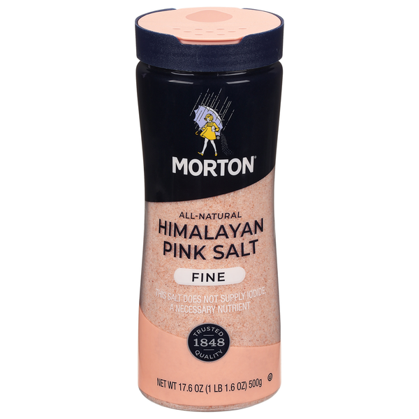 Spices & Seasonings Morton Pink Salt, Himalayan, Fine hero