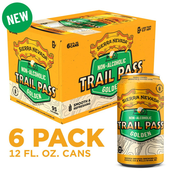 Sierra Nevada Trail Pass Non-Alcoholic Golden Craft Beer hero