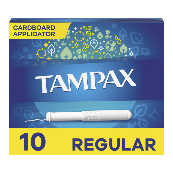 Feminine Care TAMPAX Cardboard Tampons Regular Absorbency hero