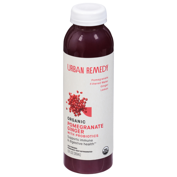 Juice & Nectars Urban Remedy Juice, Organic, Pomegranate Ginger hero