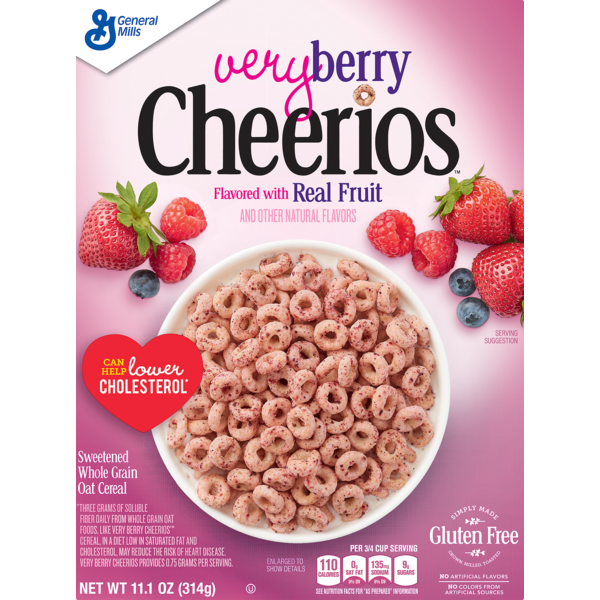 Cereal Very Berry Cheerios Gluten Free Cereal hero