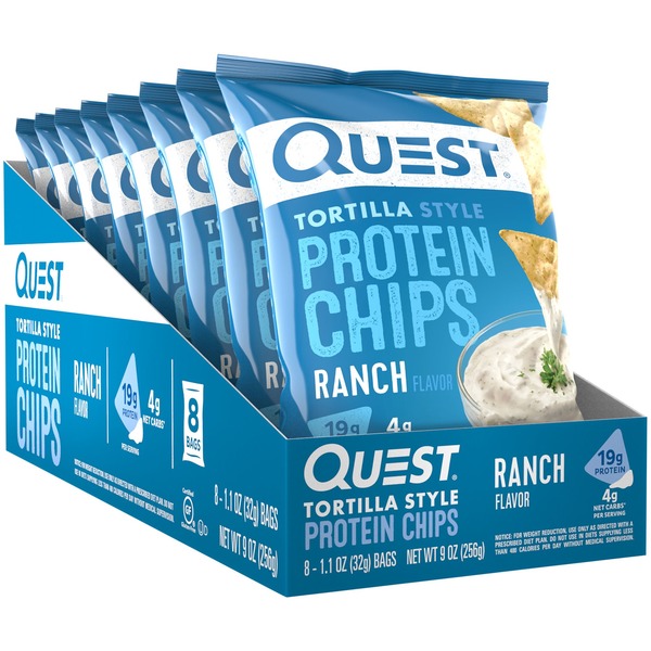 Other Protein & Performance Quest Tortilla Style Protein Chips Ranch hero