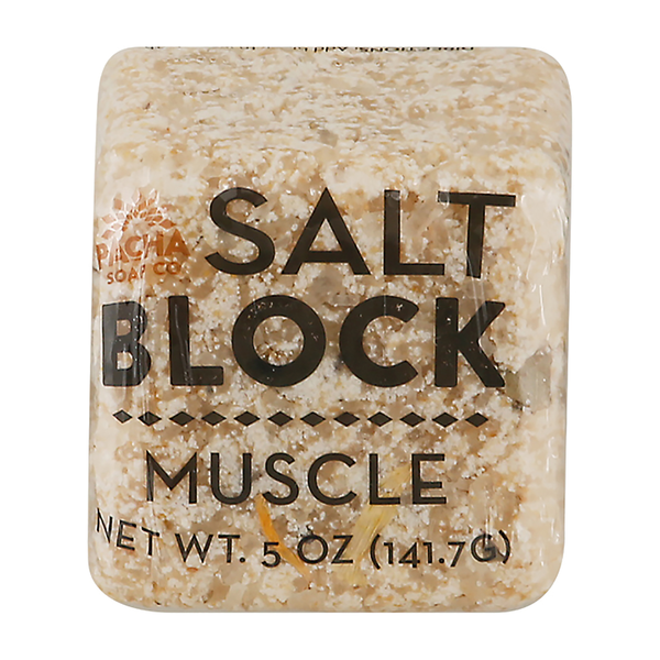 Beauty Pacha Soap Co. Salt Block, Muscle hero