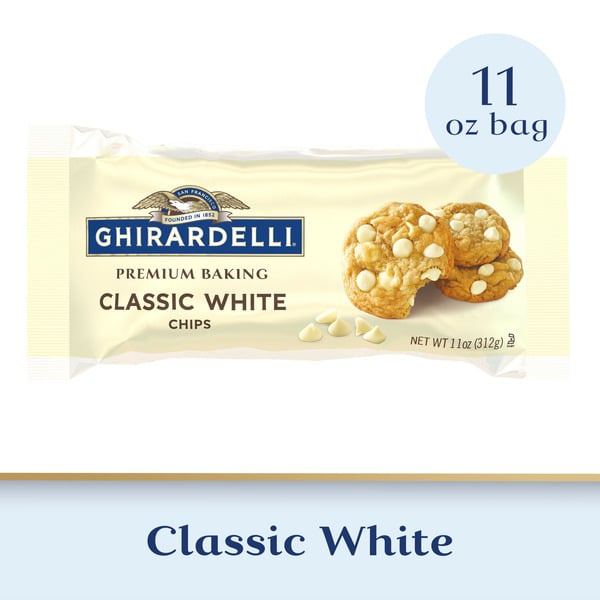 Baking Supplies & Decor Ghirardelli Classic White Premium Baking Chips hero