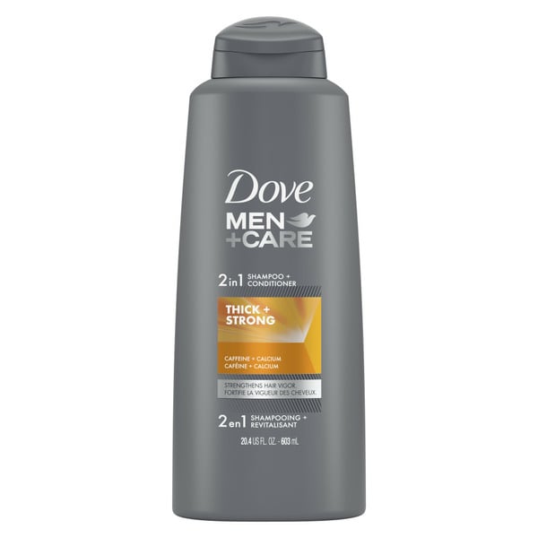 Hair Care Dove Men+Care 2 In 1 Shampoo And Conditioner Thick And Strong With Caffeine hero