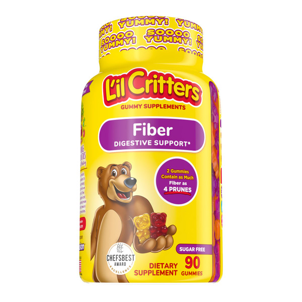 Digestion L’il Critters Gummy Vites Fiber Dietary Supplement Gummies hero