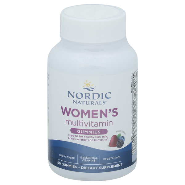 Vitamins & Minerals Nordic Naturals Multivitamin, Mixed Berry, Women's, Gummies hero