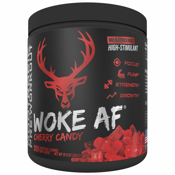 Pre-Workout Bucked Up WOKE AF Nootropic Pre-Workout Cherry Candy Powder hero