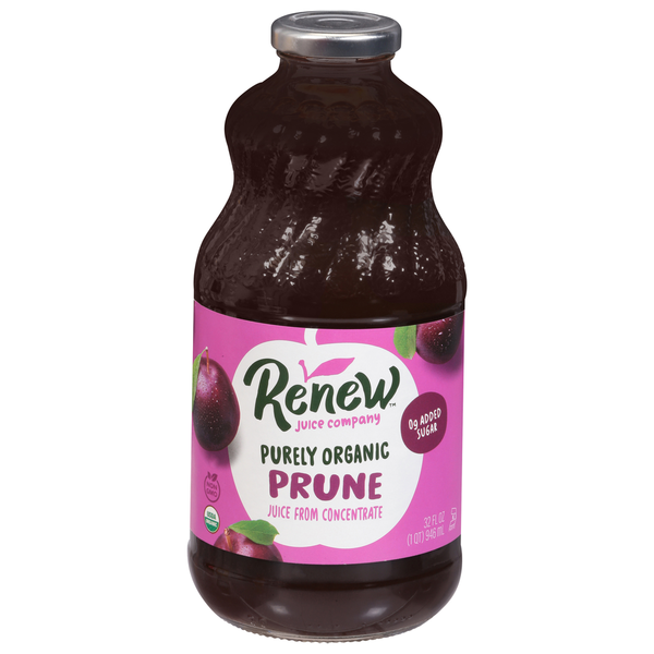 Renew Juice Company Juice, from Concentrate, Purely Organic, Prune hero