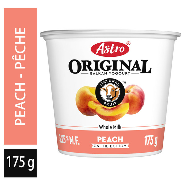 Yogurt Astro Original Yogurt Peach 4.5%, Balkan Style hero