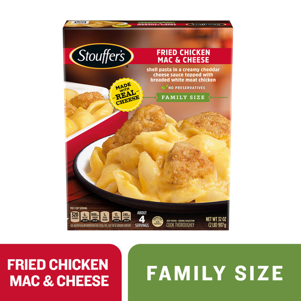 Frozen Meals Stouffer's Family Size Fried Chicken Mac and Cheese Frozen Entrée hero