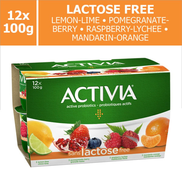 Yogurt Activia Probiotic Yogurt, Lactose Free, Variety hero