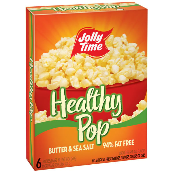 Popcorn & Jerky JOLLY TIME Healthy Pop Butter Microwave Popcorn hero