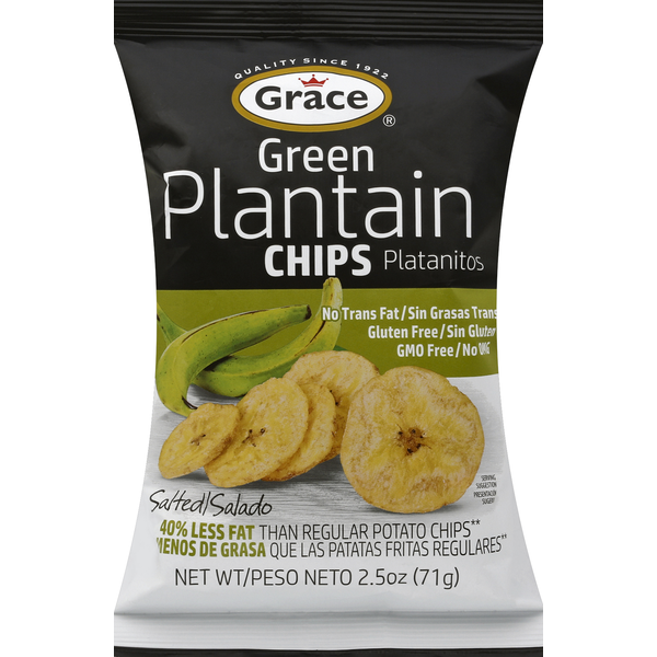 More International Foods Grace Chips, Green Plantain, Salted hero