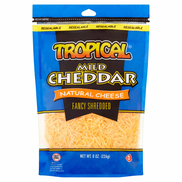 Latino Foods Tropical Cheddar Shreds hero