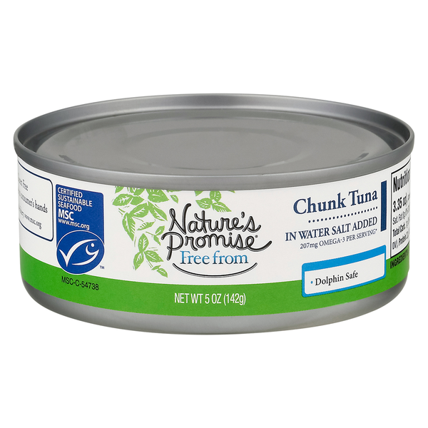 Canned Meat & Seafood Nature's Promise Chunk Light Tuna in Water hero