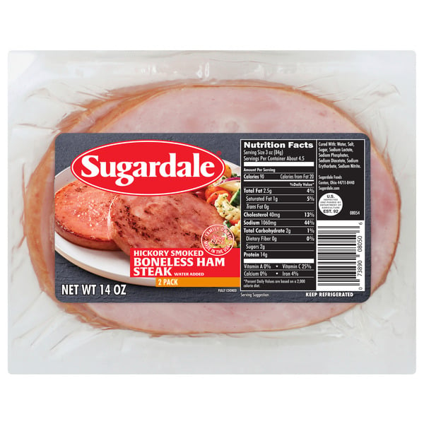 Lunch Meat Sugardale Boneless, Ham Steaks hero