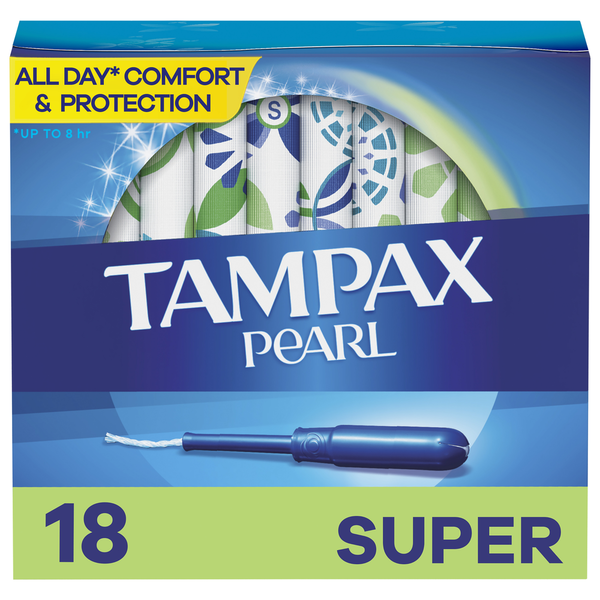 Feminine Care TAMPAX Pearl Tampons, Super hero