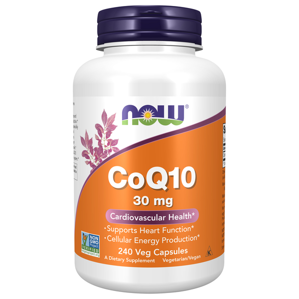 Vitamins & Supplements NOW CoQ10 30 mg hero