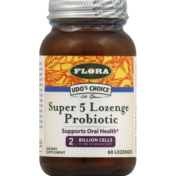 Digestion Flora Probiotic, Super 5 Lozenge hero