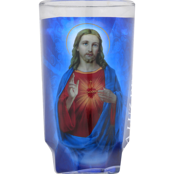 Air Fresheners & Candles Veladora Cristal Candle, Sacred Heart Prayer hero