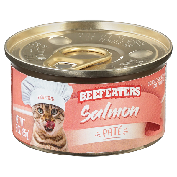 Cat Food & Care Beefeaters Cat Food, Salmon, Pate hero