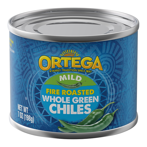 Latino Foods Ortega Green Chiles, Whole, Mild hero