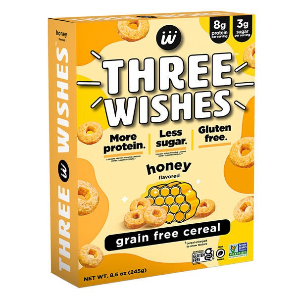 Cereal Three Wishes Honey, Grain Free Cereal hero