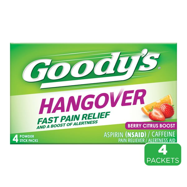 Muscles, Joints & Pain Relief Goody Hangover Powders Hangover Powders Berry Citrus hero