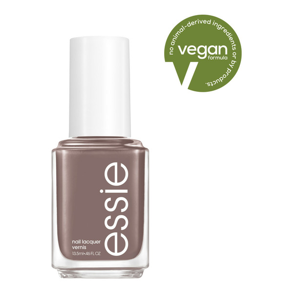 Hand Care essie nail polish chinchilly, gray nail polish hero