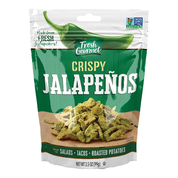 Salad Dressing & Toppings Fresh Gourmet Jalapenos, Crispy hero