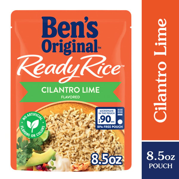 Instant Foods Ben's Original Cilantro Lime Flavored Rice Easy Dinner Side hero