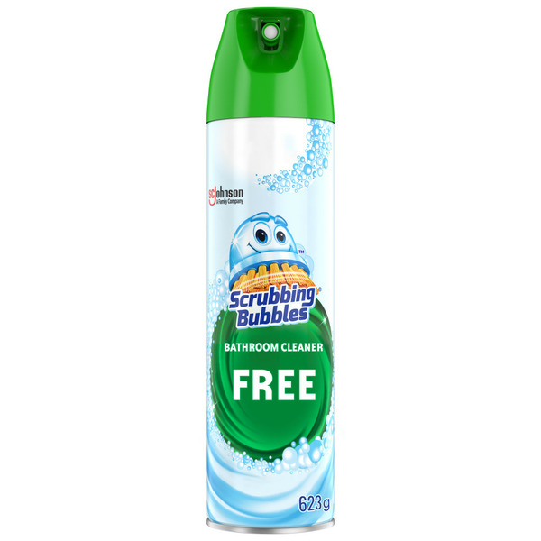 Scrubbing Bubbles FREE Bathroom Cleaner Aerosol, Attacks Soap Scum on Tubs, Shower Walls and More hero