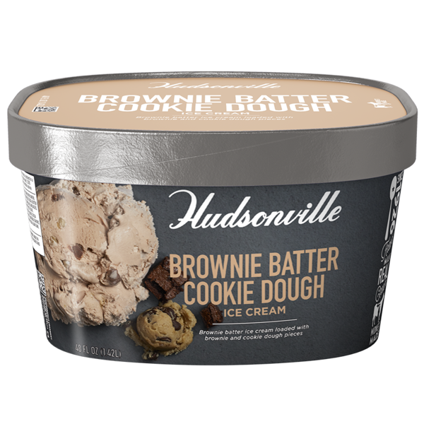 Ice Cream & Ice Hudsonville Brownie Batter Cookie Dough hero