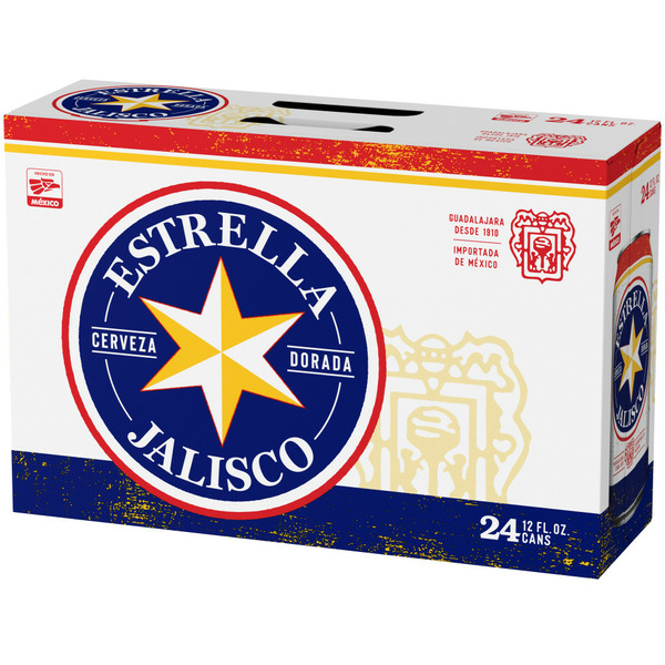 Beers & Coolers Estrella Jalisco Cerveza Mexican Lager Style Beer hero