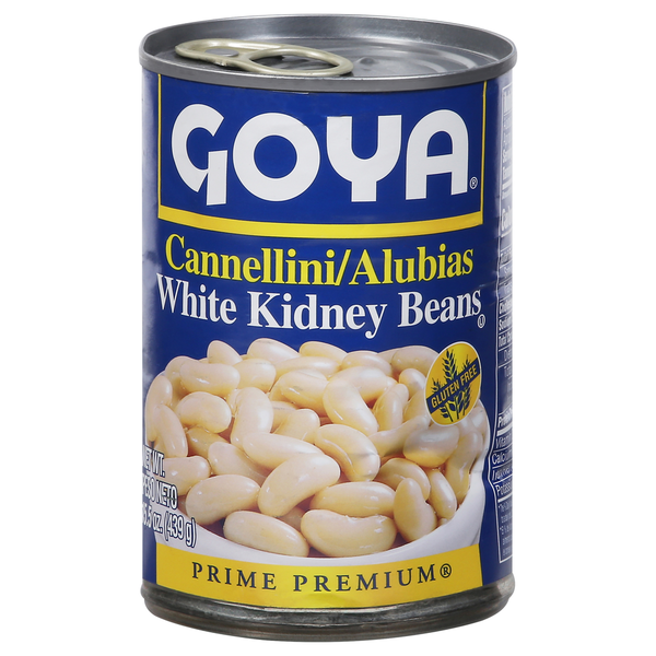 Canned Meals & Beans Goya White Kidney Beans, Prime Premium hero