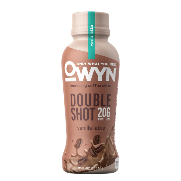 OWYN Vanilla Latte Protein Non-Dairy Coffee Shake hero