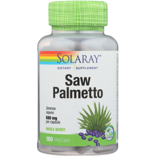 Supplement Combinations Solaray Saw Palmetto Berry hero