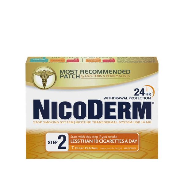 Adult Care Nicoderm Step 2 14 Mg Clear Transdermal Patches hero