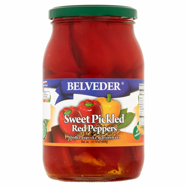 Condiments Belvedere Sweet Pickled Red Peppers hero