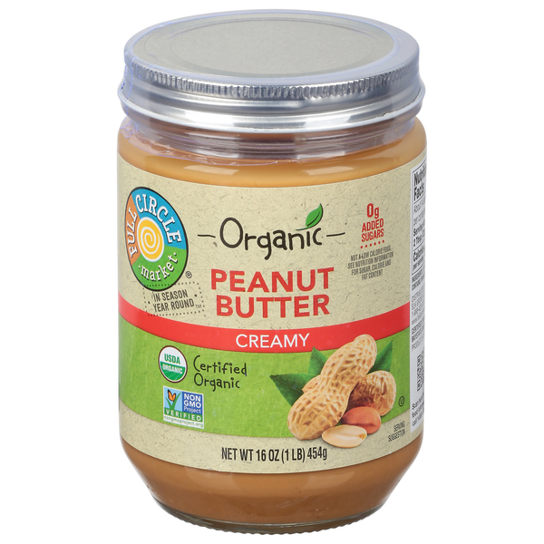 Spreads Full Circle Organic Peanut butter hero